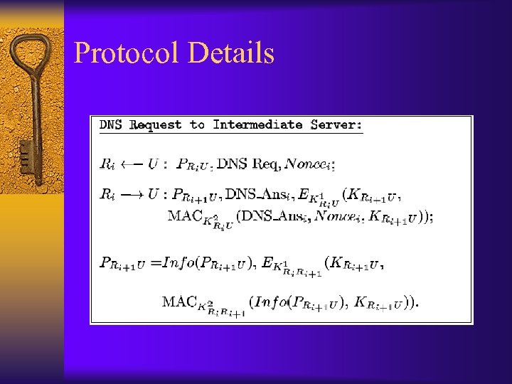 Protocol Details 