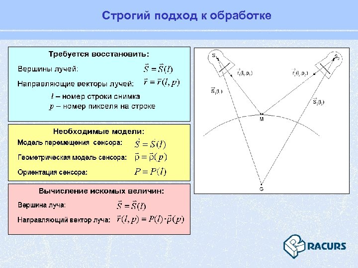 Строгий подход к обработке 