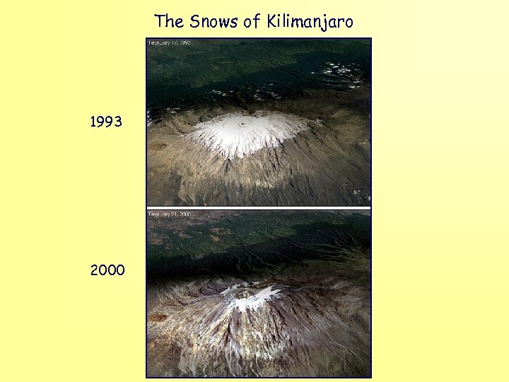 The Snows of Kilimanjaro 1993 2000 