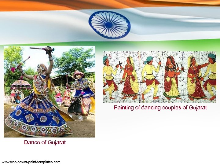 Painting of dancing couples of Gujarat Dance of Gujarat 