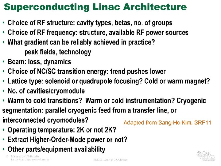 Adapted from Sang-Ho Kim, SRF 11 Rol - Aug. 3, 2011 Fermilab Colloquium 51