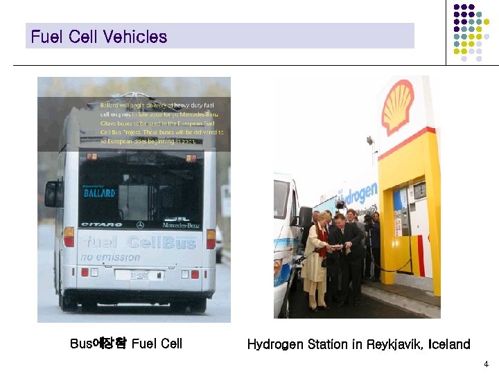 Fuel Cell Vehicles Bus에장착 Fuel Cell 된 Hydrogen Station in Reykjavik, Iceland 4 