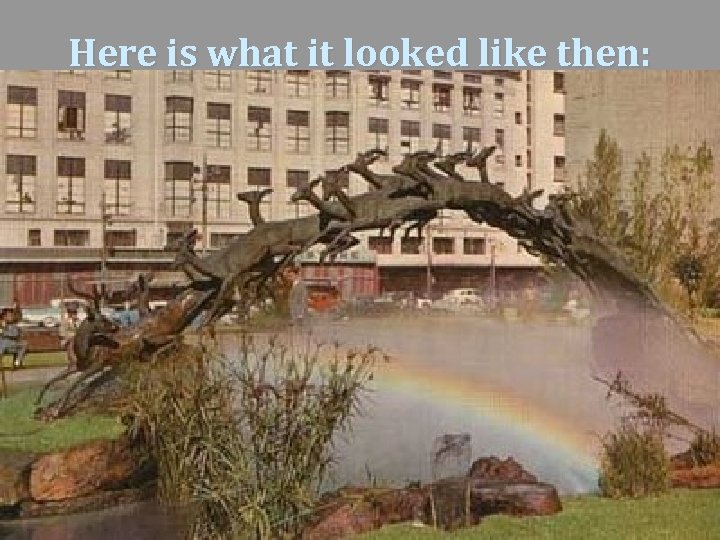 Here is what it looked like then: 