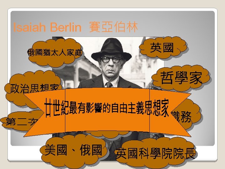 Isaiah Berlin 賽亞伯林 