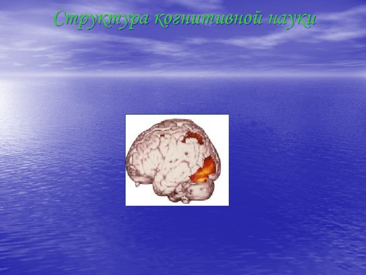 Структура когнитивной науки 