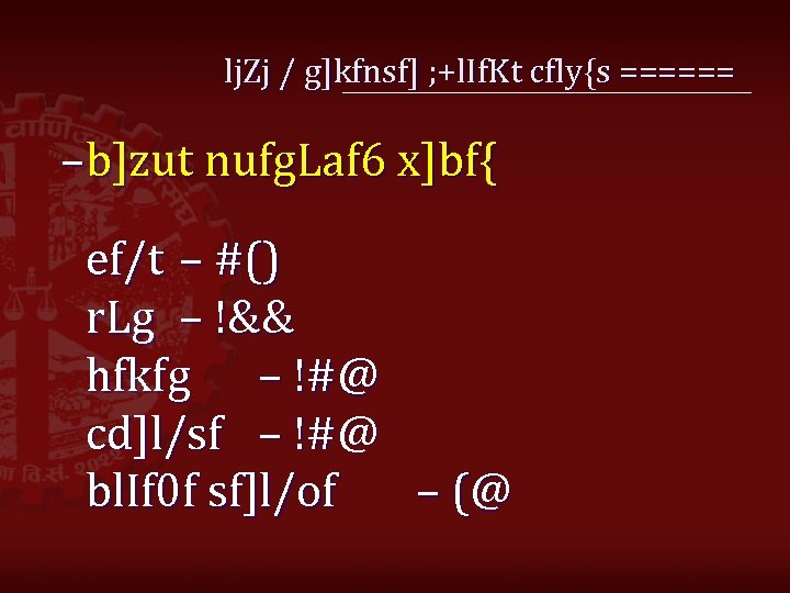 lj. Zj / g]kfnsf] ; +l. If. Kt cfly{s ====== –b]zut nufg. Laf 6