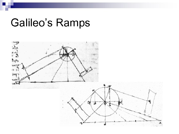 Galileo’s Ramps 