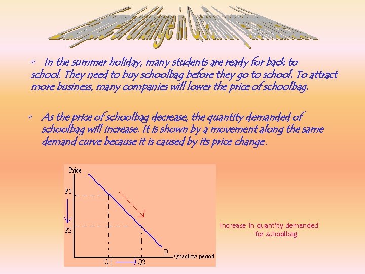  • In the summer holiday, many students are ready for back to school.