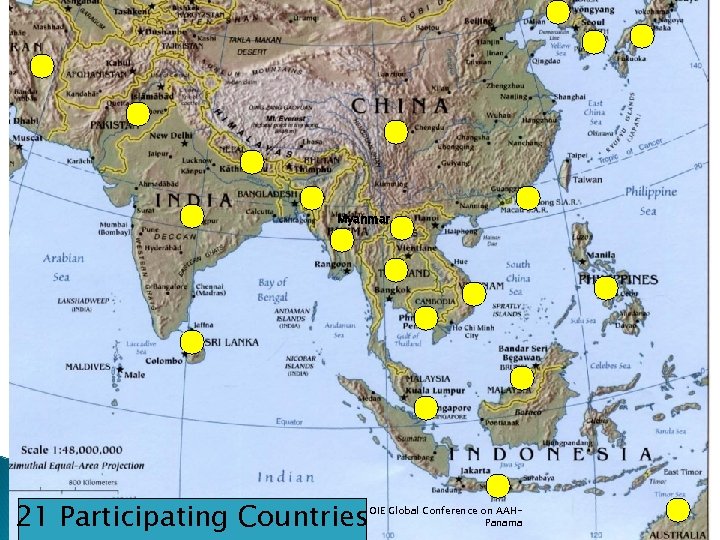 Myanmar 21 Participating Countries OIE Global Conference on AAHPanama 