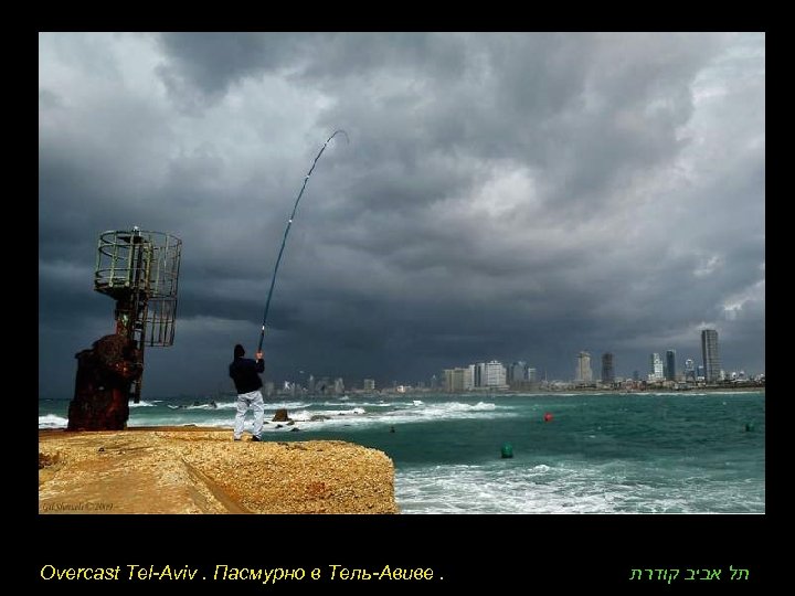 Overcast Tel-Aviv. Пасмурно в Тель-Авиве. תל אביב קודרת 
