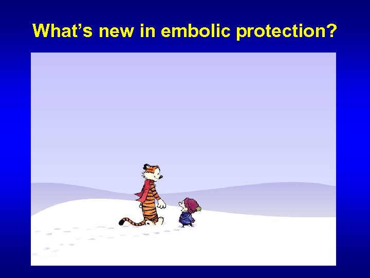 What’s new in embolic protection? 