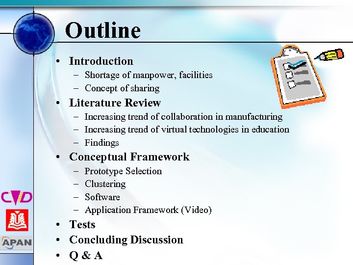 Outline • Introduction – Shortage of manpower, facilities – Concept of sharing • Literature