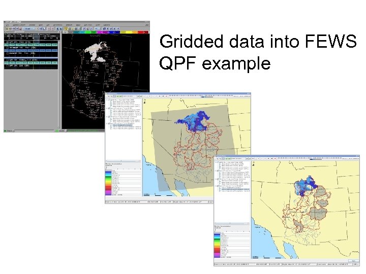 Gridded data into FEWS QPF example 