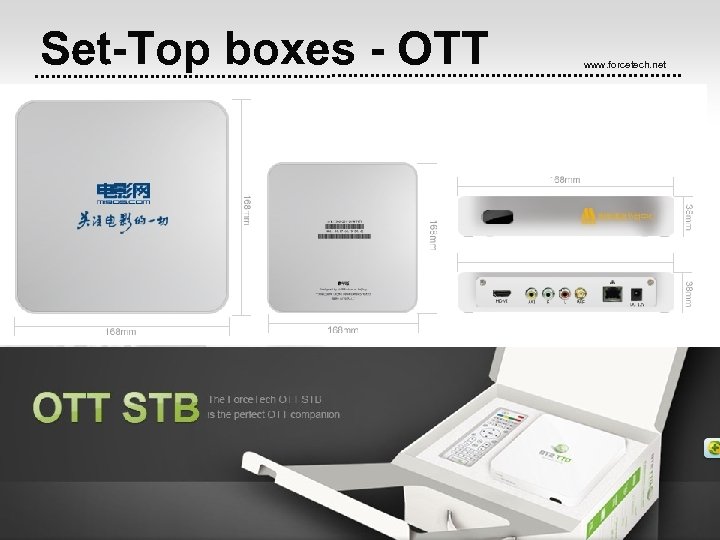 Set-Top boxes - OTT www. forcetech. net 