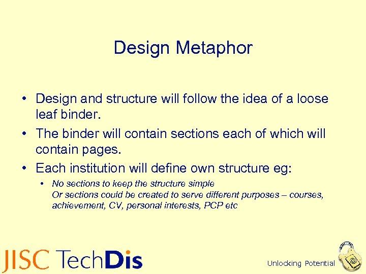 Design Metaphor • Design and structure will follow the idea of a loose leaf