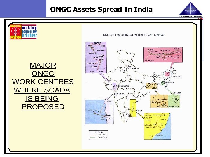 ONGC Assets Spread In India 