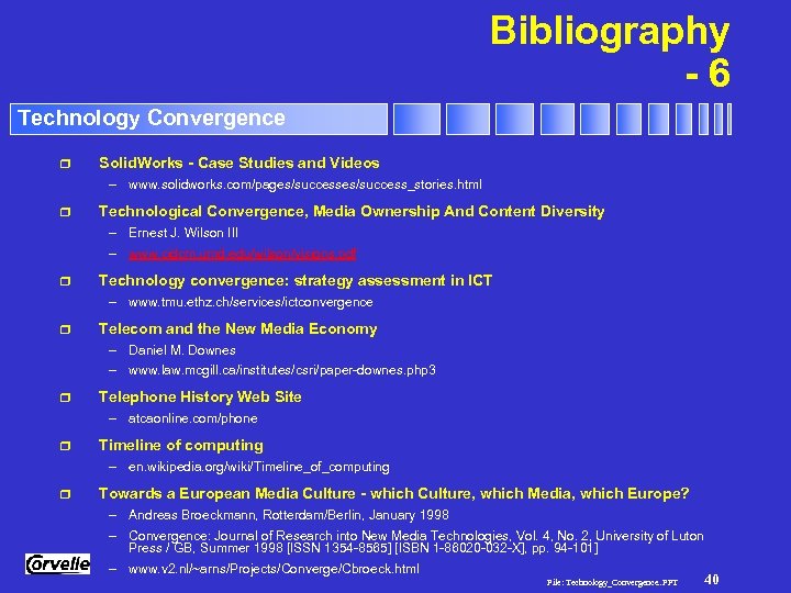 Bibliography -6 Technology Convergence r Solid. Works - Case Studies and Videos – www.