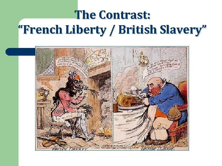 The Contrast: “French Liberty / British Slavery” 