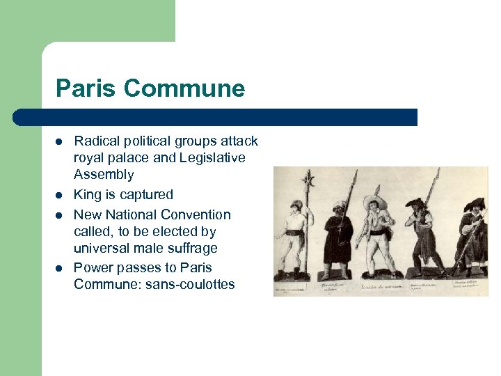 Paris Commune l l Radical political groups attack royal palace and Legislative Assembly King