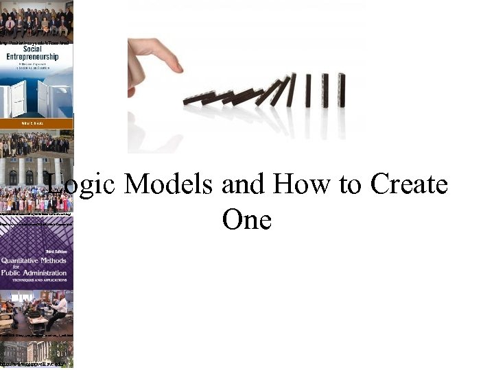rship/Arthur-C-Brooks/e/9780132330763 http: //enitiative. syr. edu/e. Team. html https: //spears. okstate. edu/eee/classroom Logic Models and