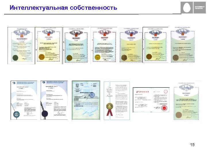 Интеллектуальная собственность 15 