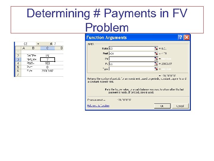 Determining # Payments in FV Problem 
