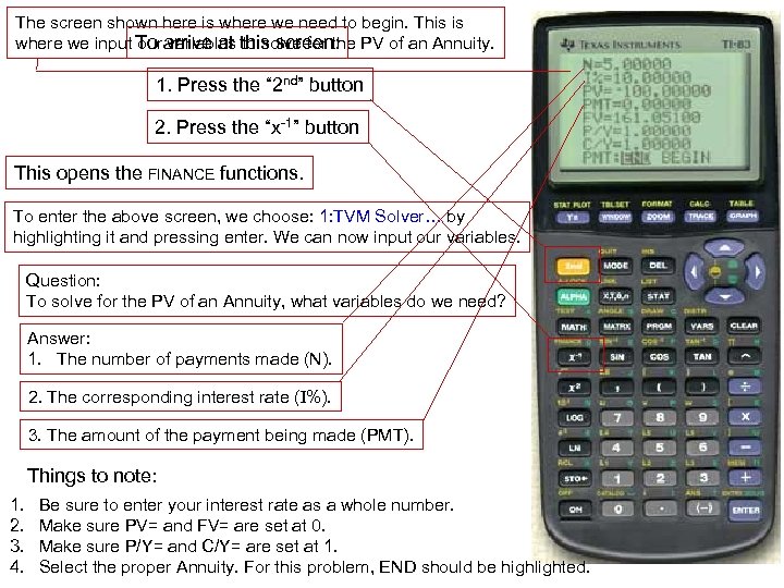 The screen shown here is where we need to begin. This is where we
