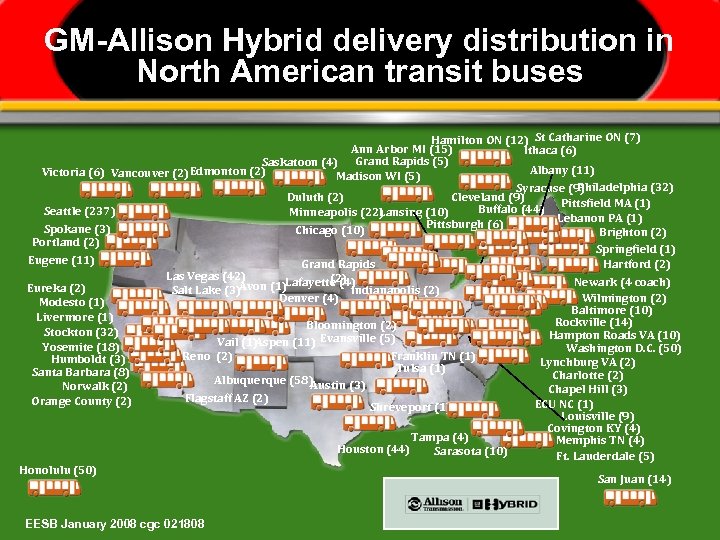 GM-Allison Hybrid delivery distribution in North American transit buses Hamilton ON (12) St Catharine