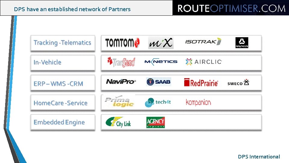 DPS have an established network of Partners DPS International 