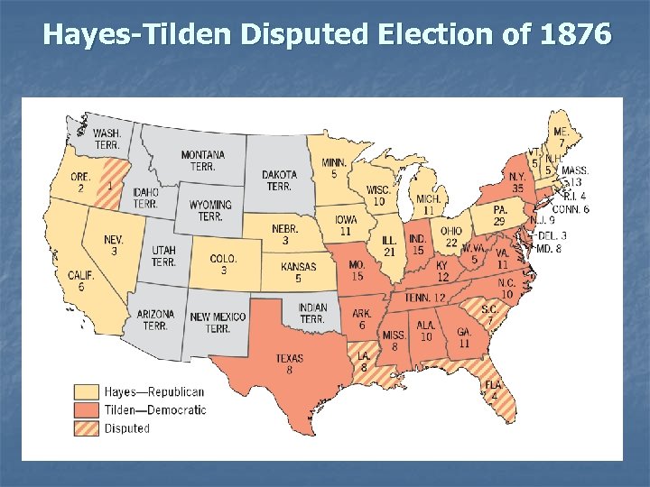 Hayes-Tilden Disputed Election of 1876 