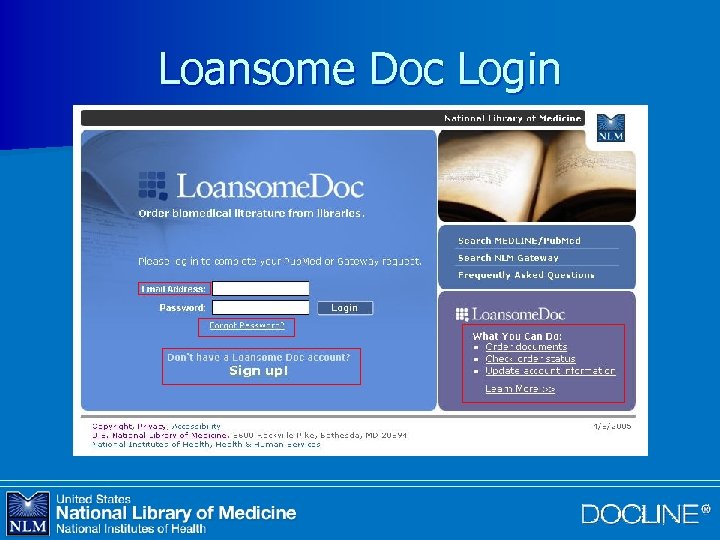 Loansome Doc Login 