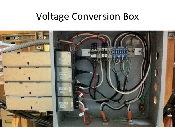 Voltage Conversion Box 