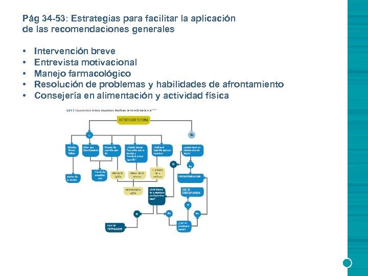 Pág 34 -53: Estrategias para facilitar la aplicación de las recomendaciones generales • •