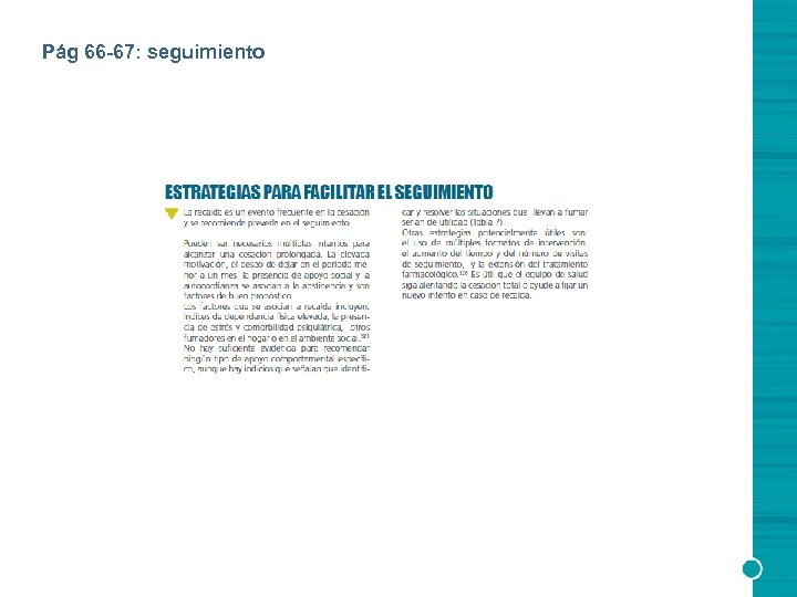 Pág 66 -67: seguimiento 