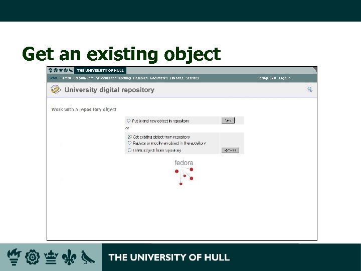 Get an existing object 