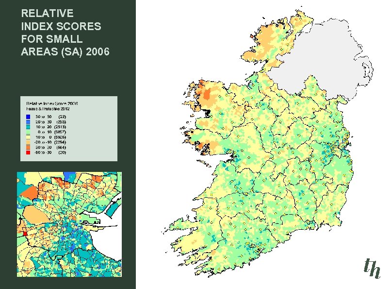 RELATIVE INDEX SCORES FOR SMALL AREAS (SA) 2006 
