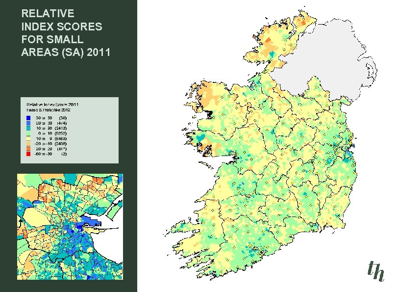 RELATIVE INDEX SCORES FOR SMALL AREAS (SA) 2011 