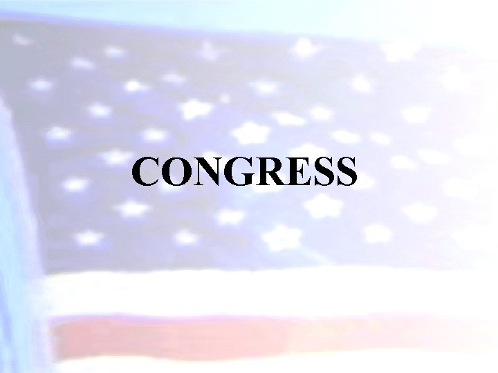 CONGRESS 