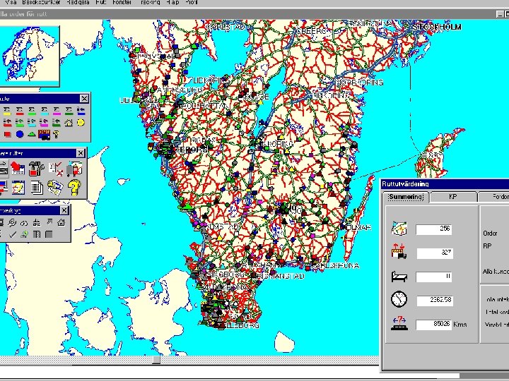 KF taktisk körning ca 250 rutter 