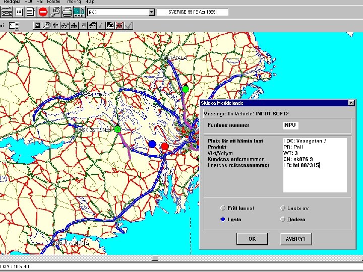 Track-Logi. X send information 