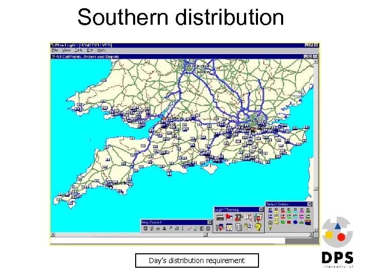 Southern distribution Day’s distribution requirement 