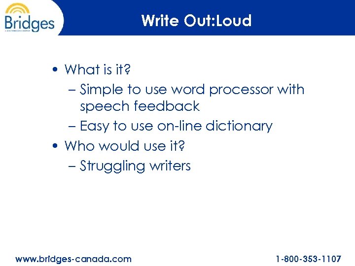 Write Out: Loud • What is it? – Simple to use word processor with