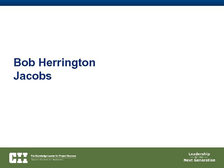 Bob Herrington Jacobs 