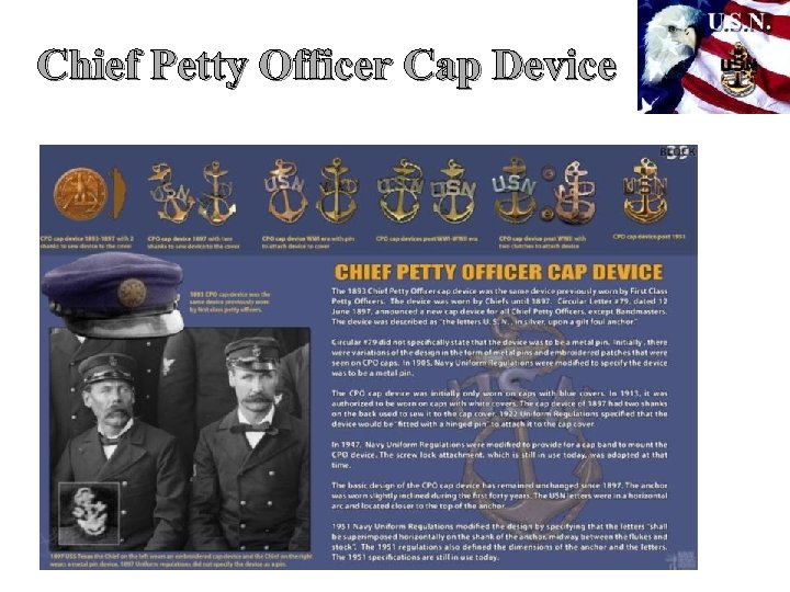 Chief Petty Officer Cap Device 