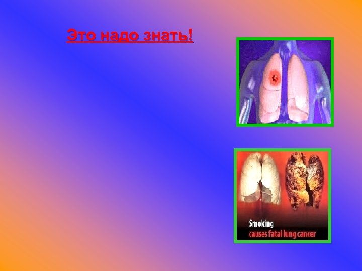 Это надо знать! 