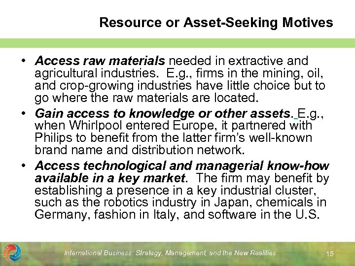 Chapter 14 Foreign Direct Investment And Collaborative Ventures