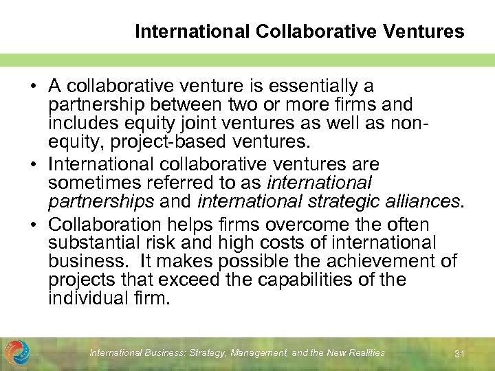 Chapter 14 Foreign Direct Investment And Collaborative Ventures