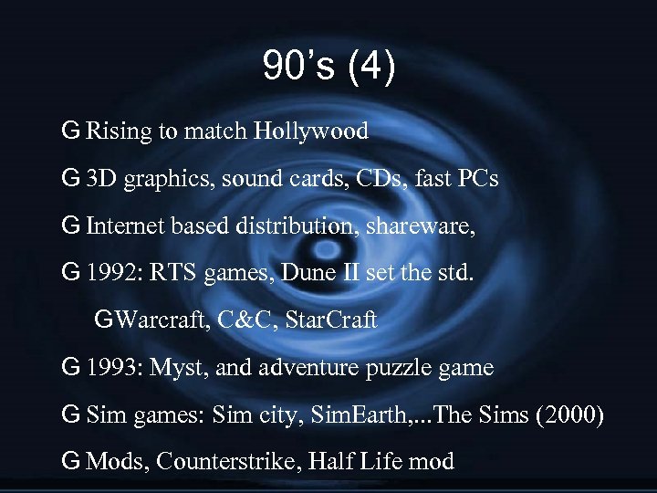 90’s (4) G Rising to match Hollywood G 3 D graphics, sound cards, CDs,