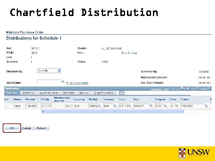 Chartfield Distribution 