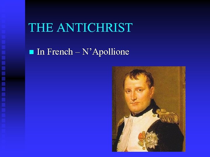 THE ANTICHRIST n In French – N’Apollione 